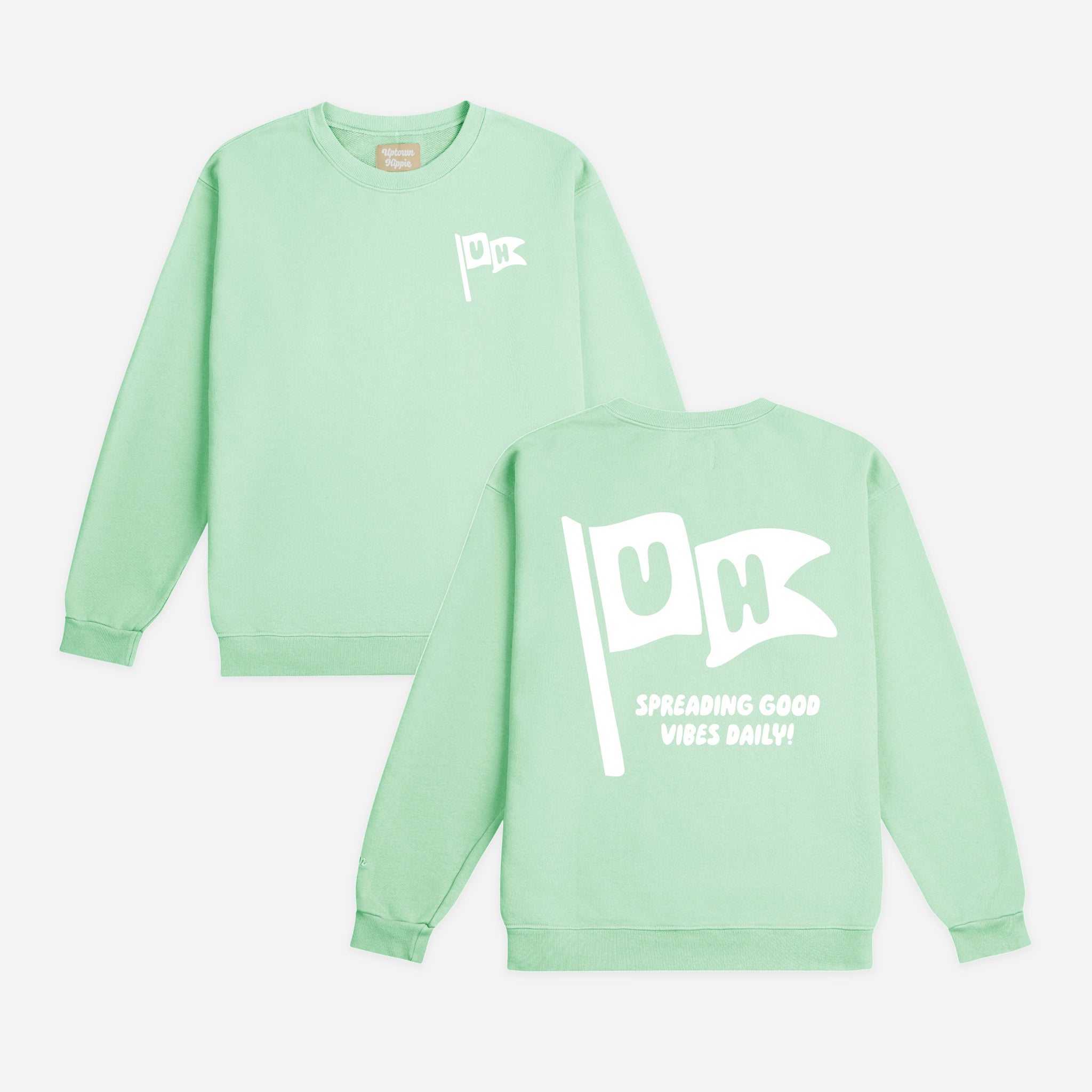 UH Flag Crewneck | Breeze