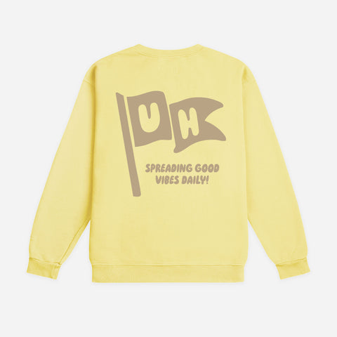 UH Flag Crewneck | Butter
