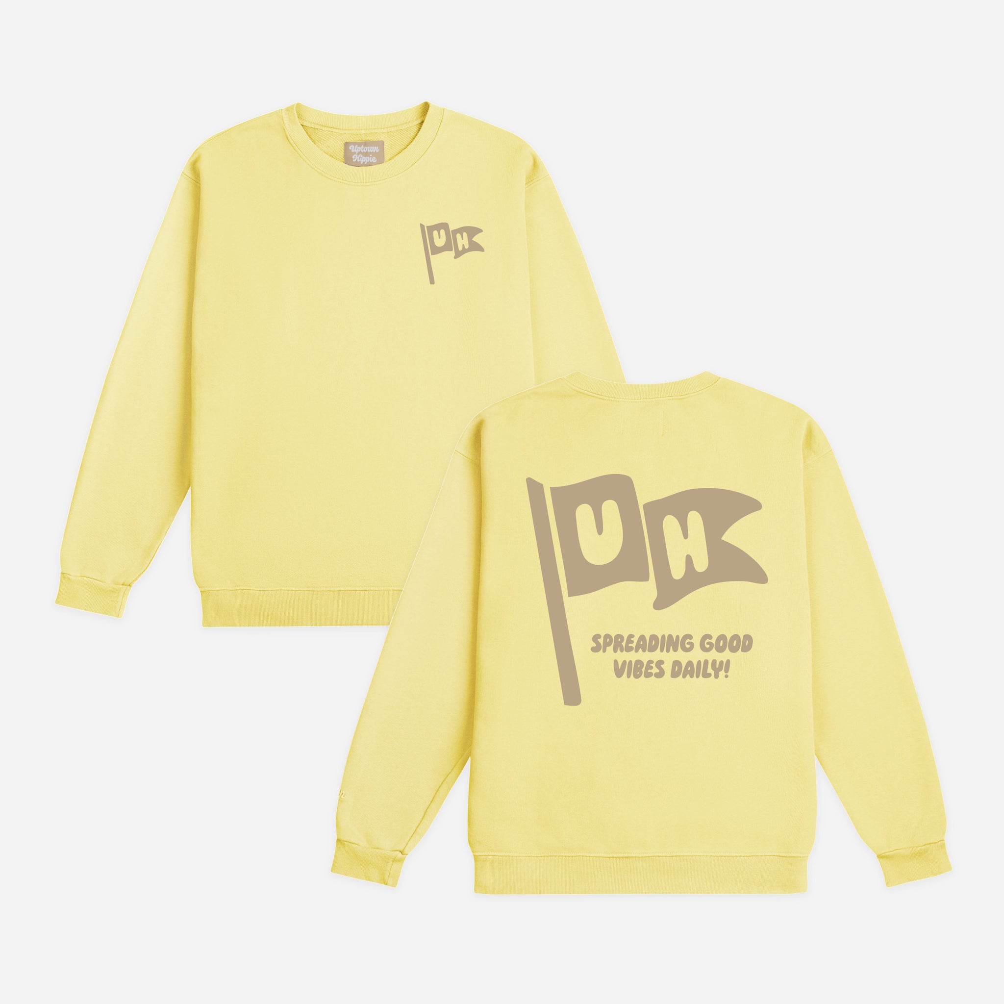 UH Flag Crewneck | Butter