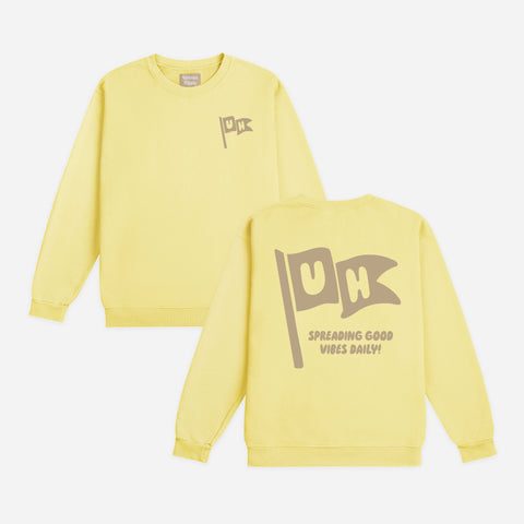 UH Flag Crewneck | Butter