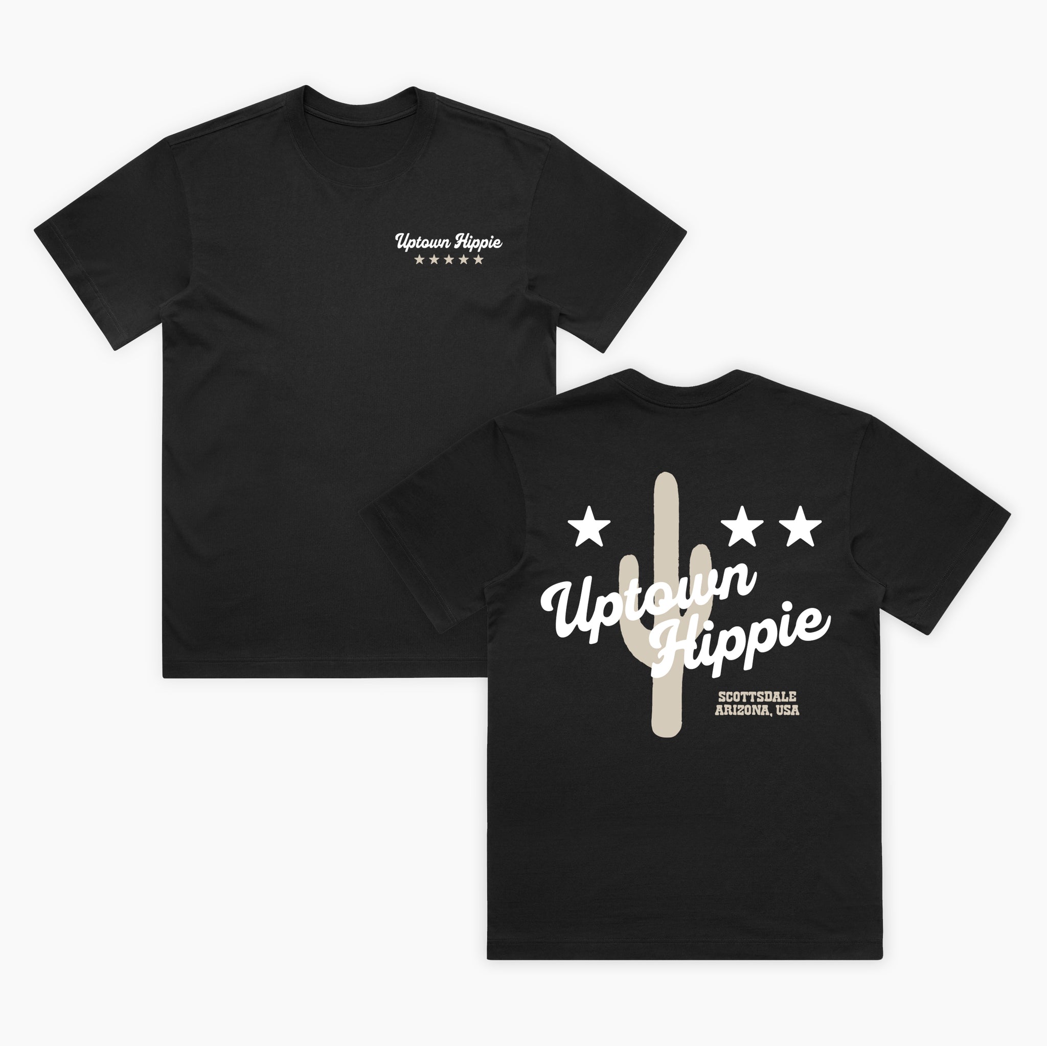 Uptown Saguaro Shirt | Box Fit (BK)