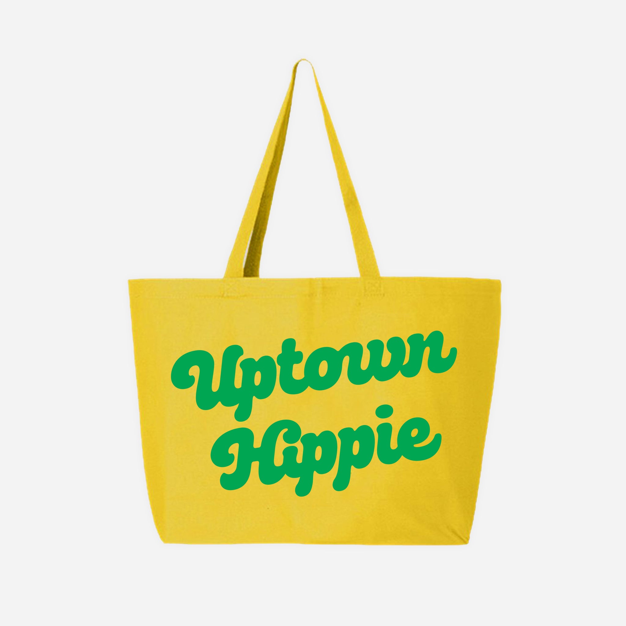 Uptown Hippie Tote Bag (Yellow)