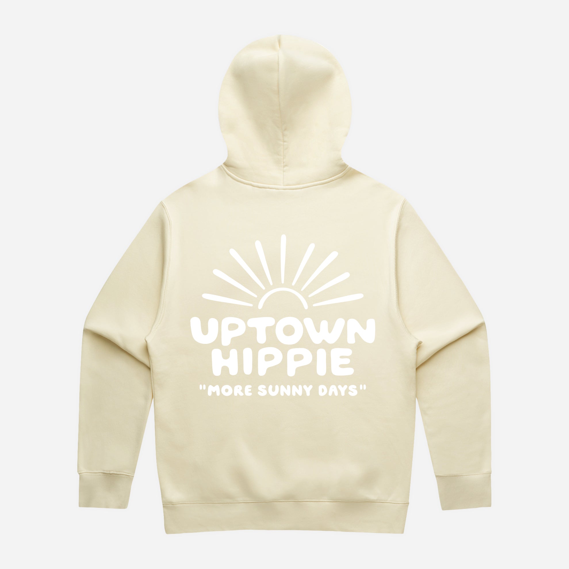 Uptown Hippie Sunshine Sweatshirt (Pale Yellow)