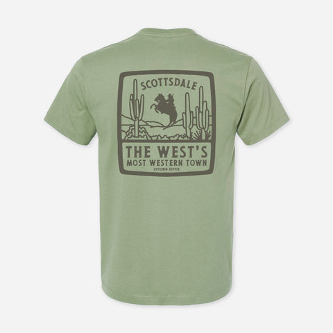The West's Most Western Town Shirt (Green)