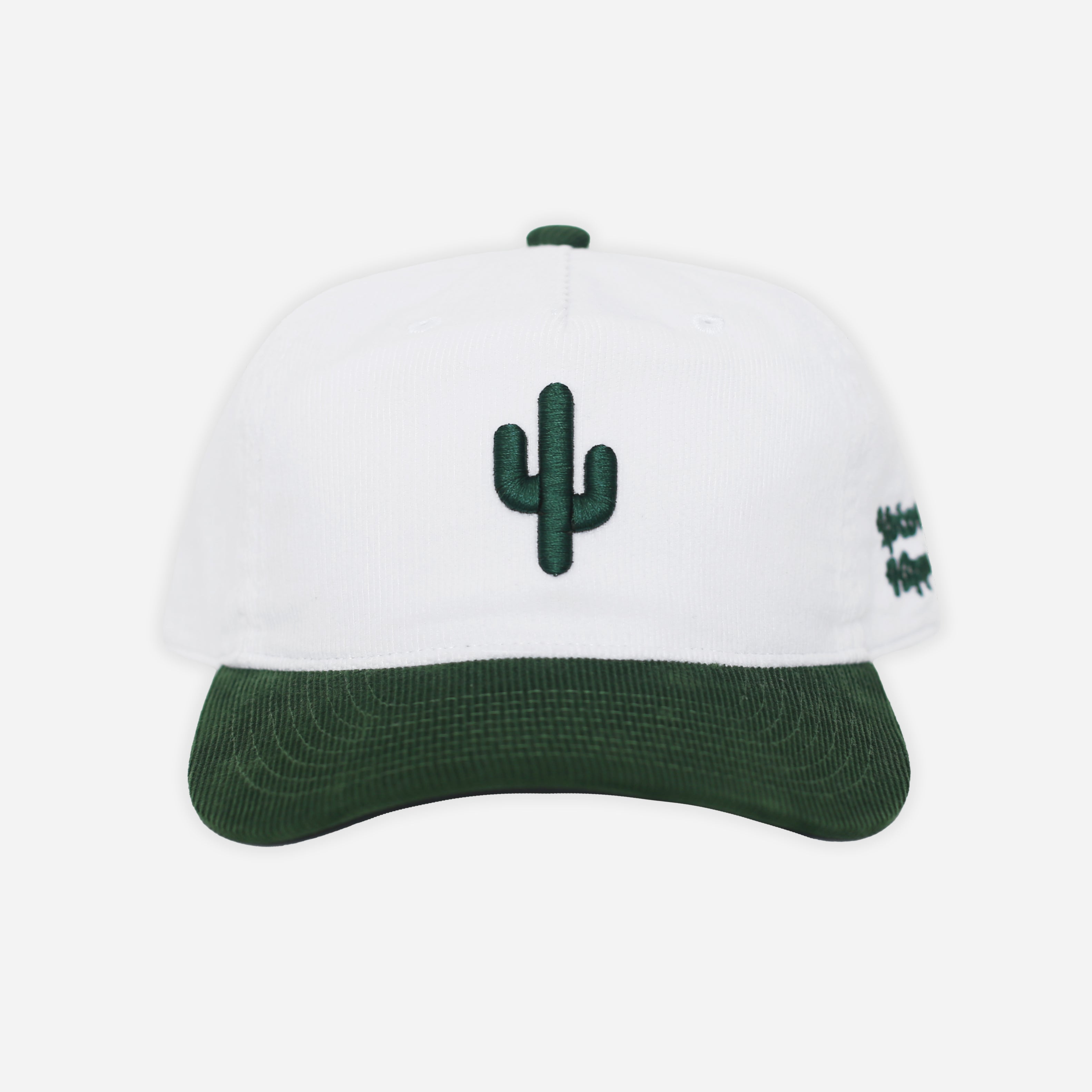 Cactus Corduroy Snapback Hat