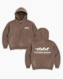 Wild Horses Zip Hoodie | Faded Chocolate