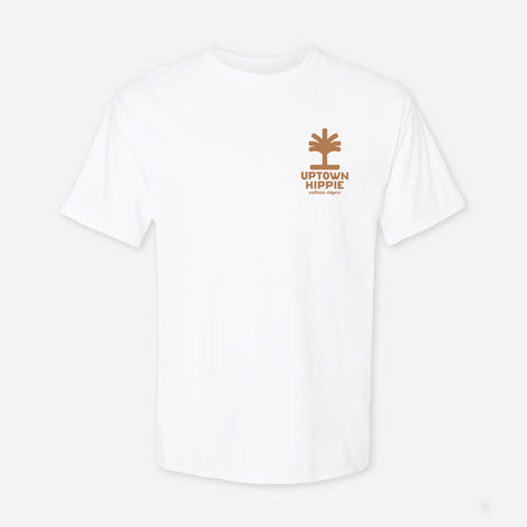 Uptown Hippie Logo Shirt (White)
