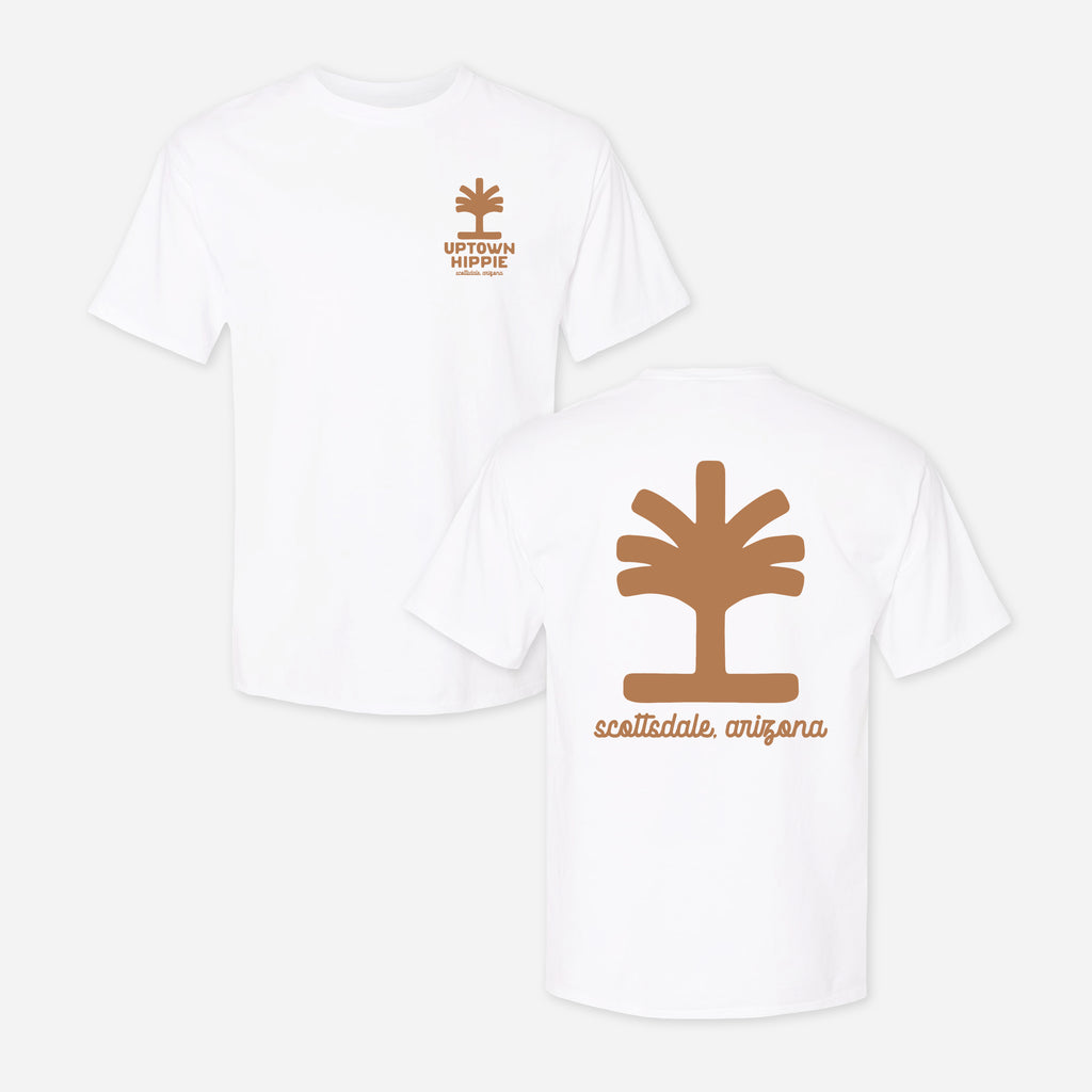 Uptown Hippie Logo Shirt (White)