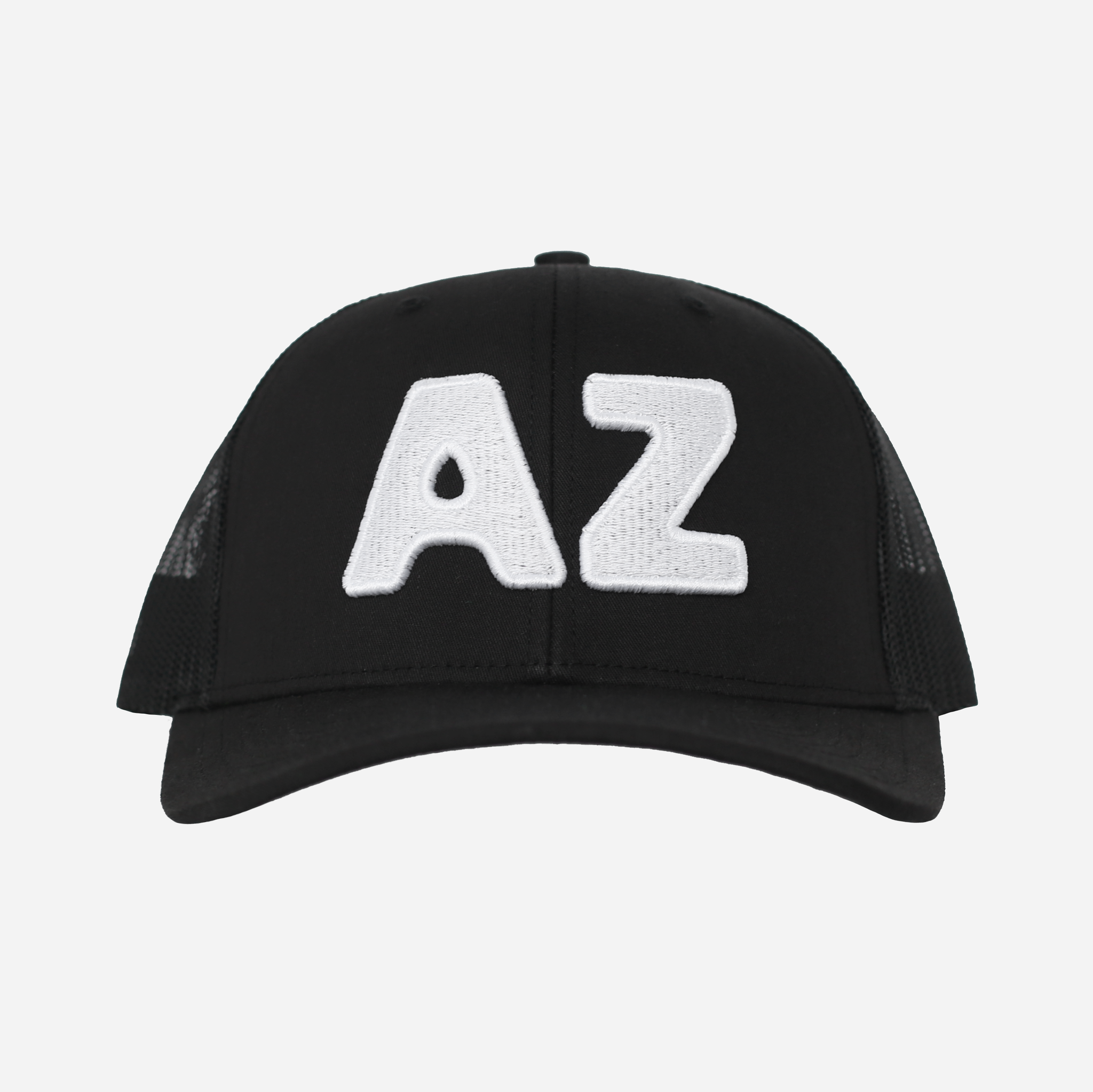 AZ Curved Trucker Hat (Black)