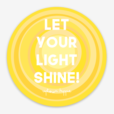 Let Your Light Shine Sticker