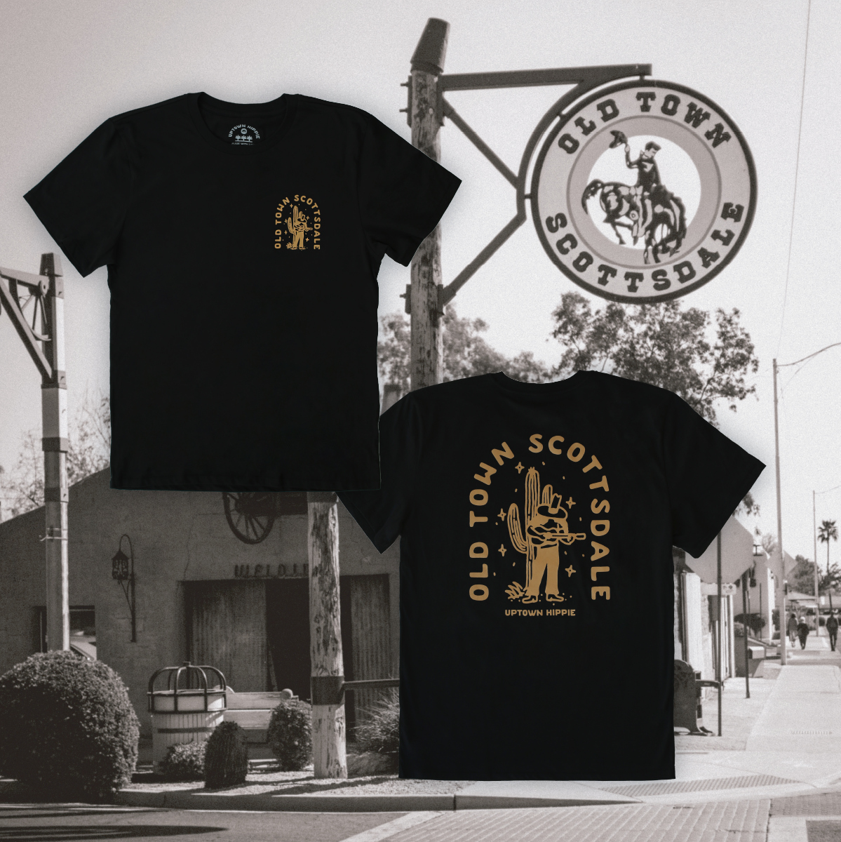 Old Town Cowboy Shirt (Black)